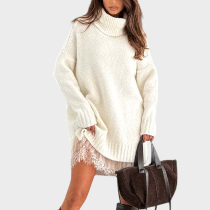 VALENTINA – OVERSIZED KNIT DRESS SET