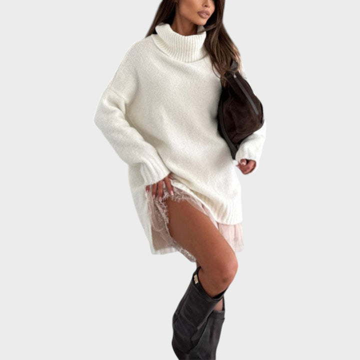 VALENTINA – OVERSIZED KNIT DRESS SET