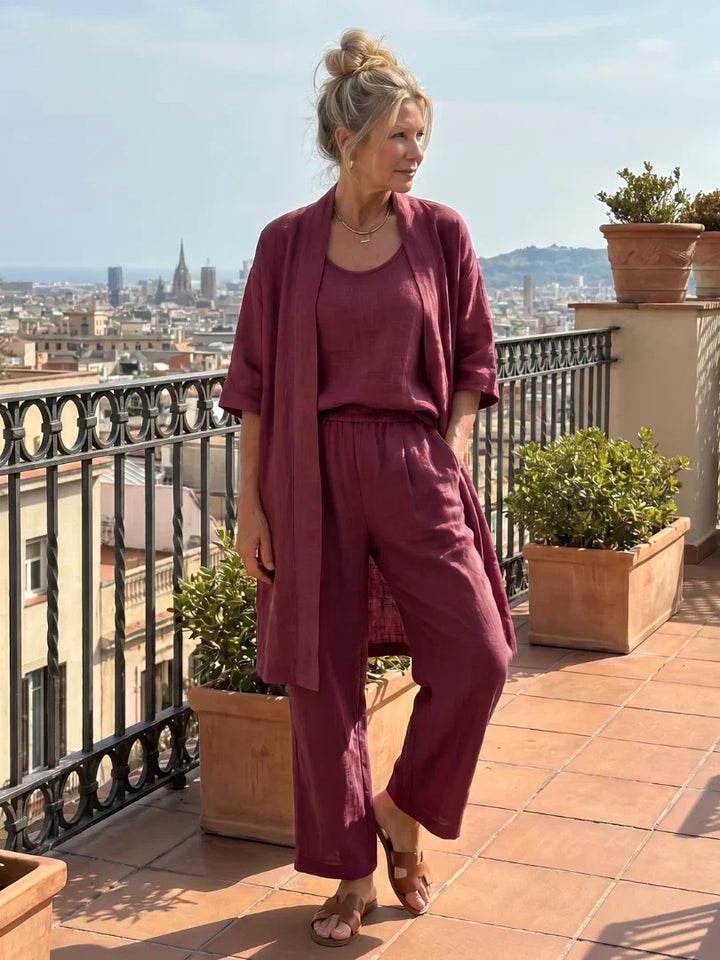 Beatrice | Lightweight Linen Set