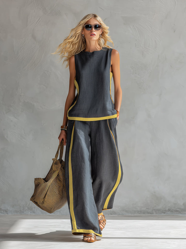 Lexa | Elegant Cotton and Linen Suit