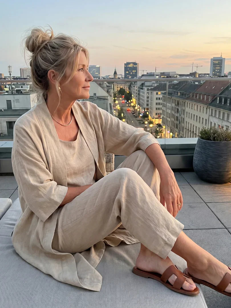 Beatrice | Lightweight Linen Set