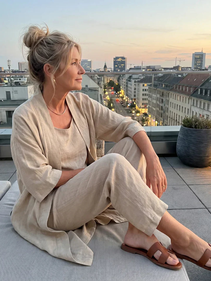 Beatrice | Lightweight Linen Set