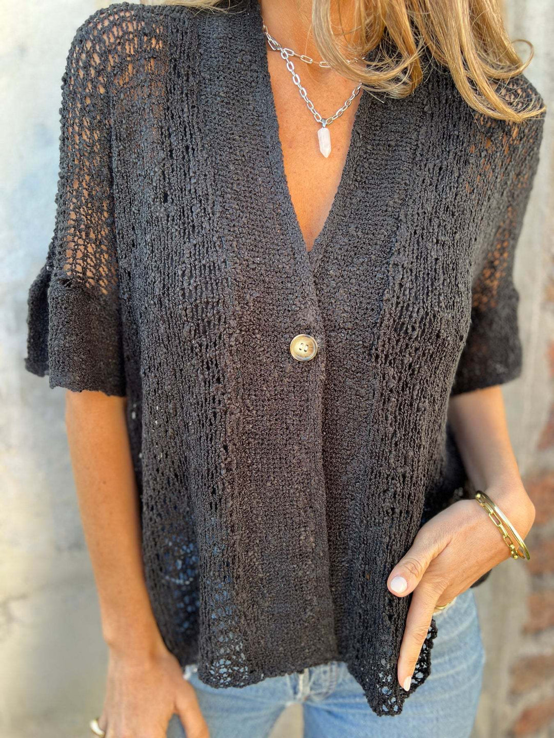 LOUISE – LIGHTWEIGHT KNIT CARDIGAN