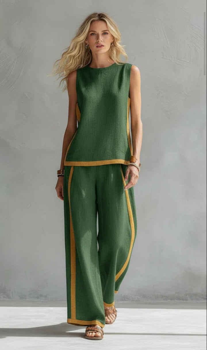 Lexa | Elegant Cotton and Linen Suit