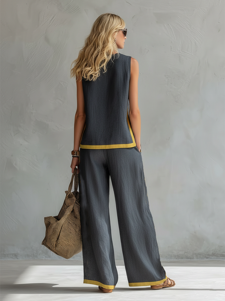 Lexa | Elegant Cotton and Linen Suit
