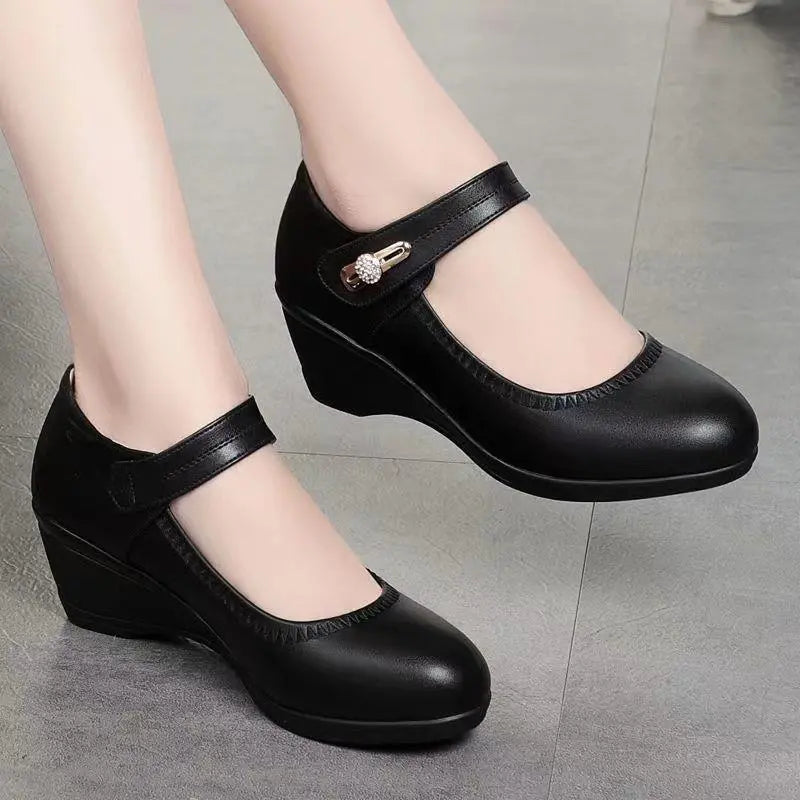 Roxanna | Elegant Comfort Shoes with Supportive Mid-Heel