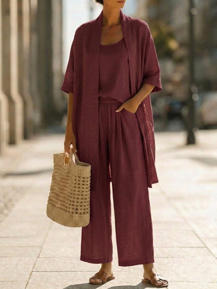 Beatrice | Lightweight Linen Set