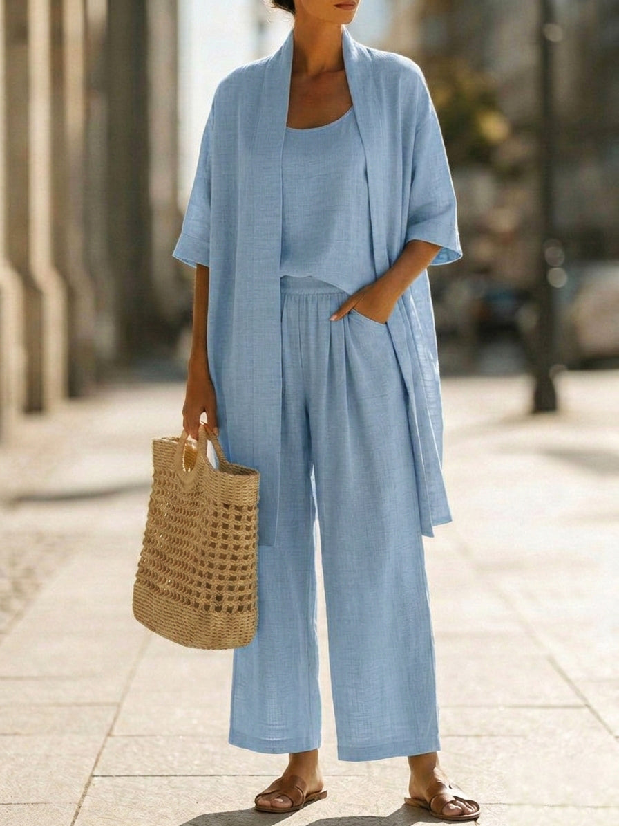 Beatrice | Lightweight Linen Set