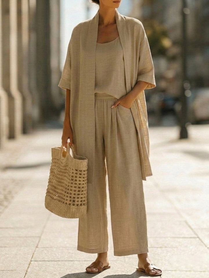 Beatrice | Lightweight Linen Set