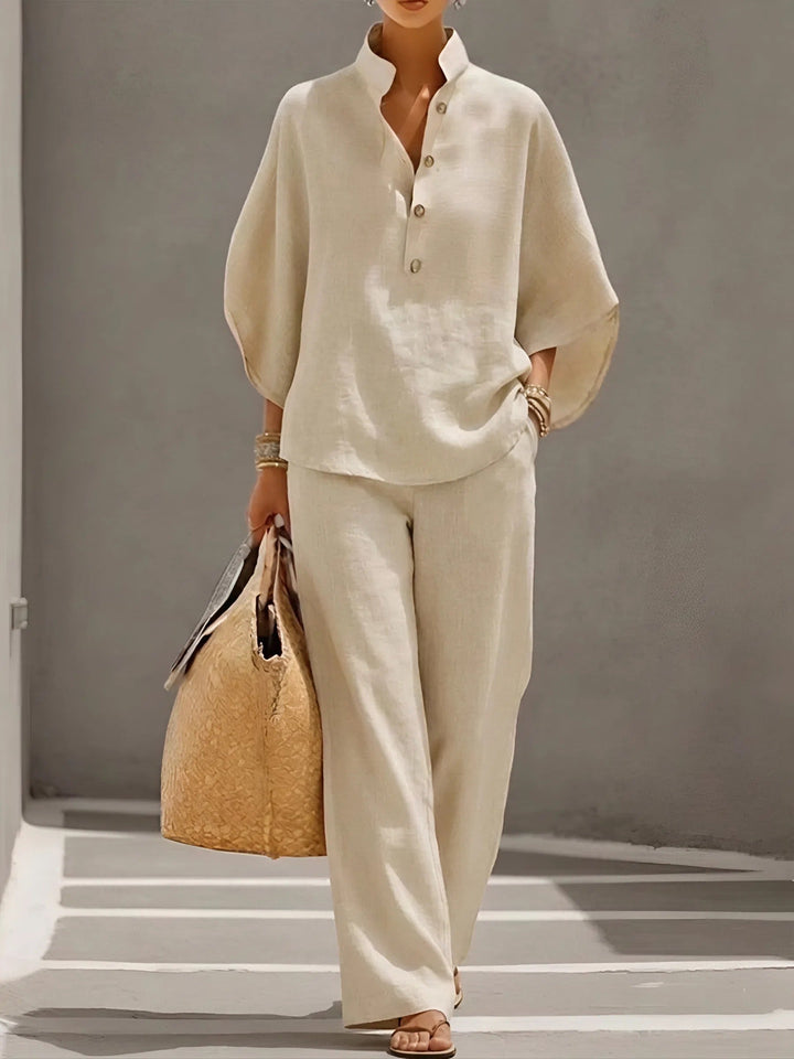 Susan – Linen Cotton Two-Piece Set